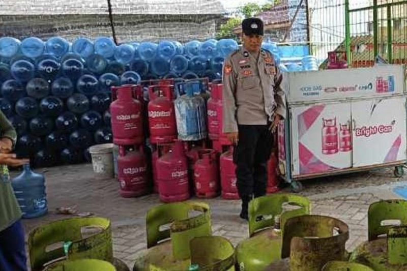 Polres Magetan Patroli Ketersediaan LPG 3 Kg Subsidi: Cegah Kelangkaan dan Penyalahgunaan