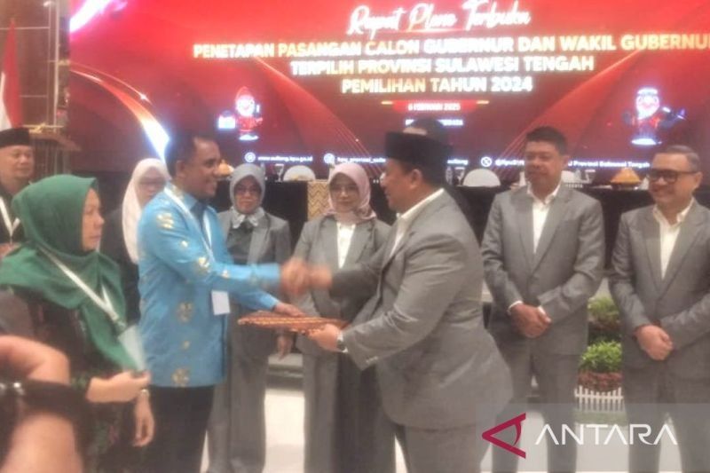 Anwar-Renny Resmi Pimpin Sulteng Periode 2025-2030