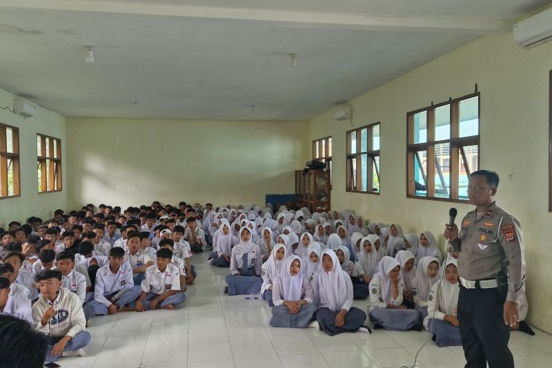 Polres Lebak Sosialisasikan Tertib Berlalu Lintas di Sekolah-Sekolah