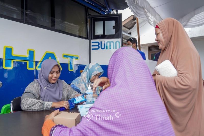 Mobil Sehat PT Timah: Ratusan Warga Belinyu Antusias Berobat Gratis