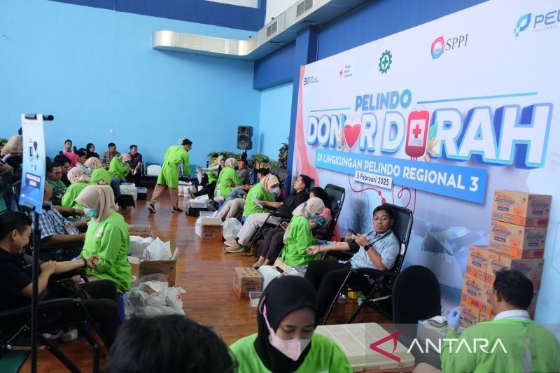 Pelindo Regional 3 Gelar Donor Darah, Ratusan Karyawan Berpartisipasi