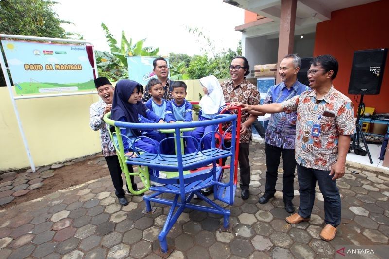 Indofood Resmikan Taman Bermain Ramah Anak di PAUD Al Madinah, Bandung Barat