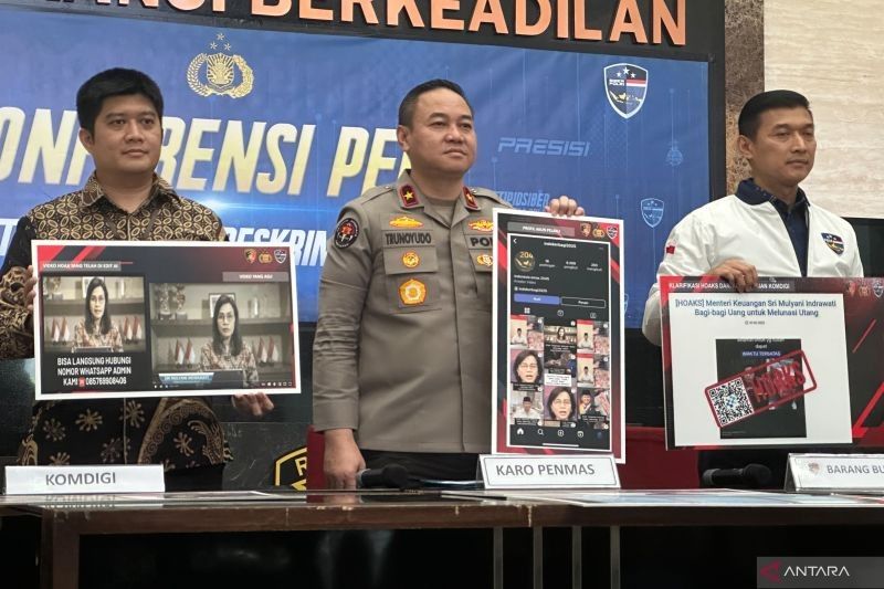 Polri Tangkap Pelaku Deepfake Presiden Prabowo, Raup Rp65 Juta dari 100 Korban