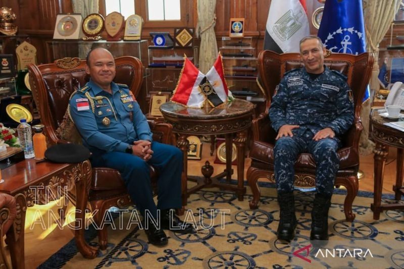 TNI AL dan Angkatan Laut Mesir Perkuat Kerja Sama Militer