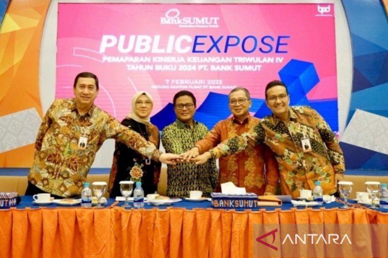 Bank Sumut Raih Laba Rp741 Miliar, Aset Tembus Rp45,4 Triliun