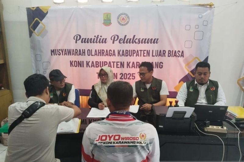 Joyo Wiroso Resmi Daftar Calon Ketua KONI Karawang 2025