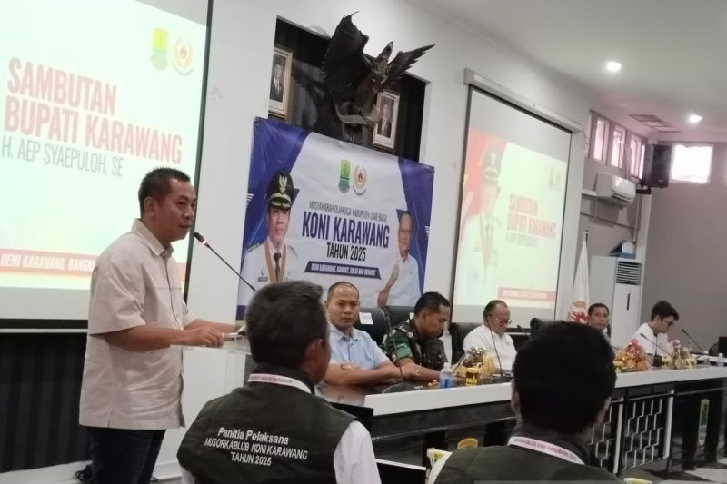 Bupati Karawang Harap Ketua KONI Terpilih Majukan Olahraga Daerah