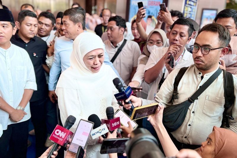 Khofifah Ajak Insan Pers Sosialisasikan Ketahanan Pangan di Jawa Timur