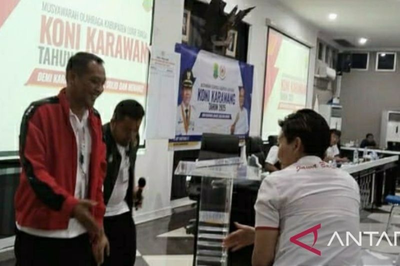 Joyo Wiroso Terpilih Sebagai Ketua KONI Karawang 2025-2029