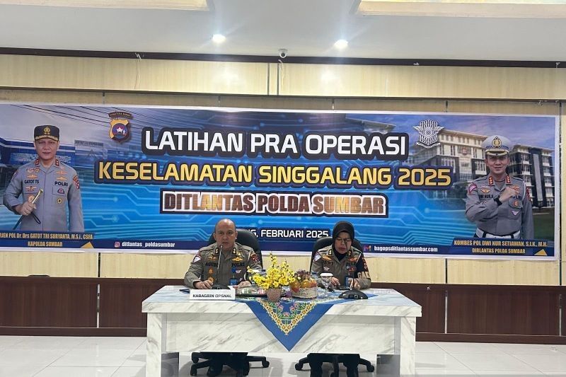 Polda Sumbar Siap Gelar Operasi Singgalang 2025: Fokus Keselamatan dan Disiplin Berlalu Lintas