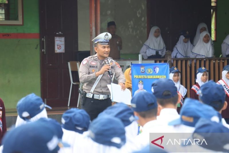 Polresta Banjarmasin Himbau Pelajar Jauhi Geng Motor, Utamakan Keselamatan