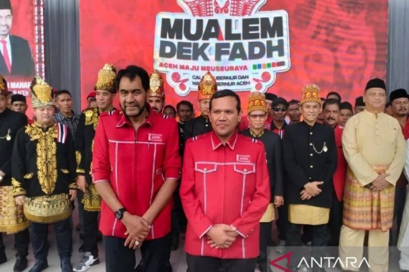 Mualem-Dek Fadh Resmi Dilantik Jadi Gubernur dan Wagub Aceh 12 Februari