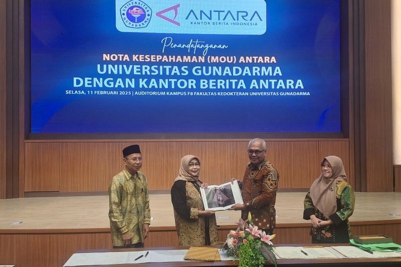 ANTARA dan Universitas Gunadarma Jalin Kerja Sama untuk Pendidikan Jurnalistik