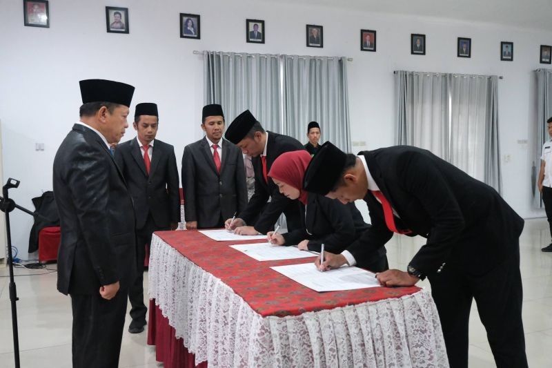 Kemenkumham Babel Lantik Tiga Pejabat PPNS Baru untuk Optimalkan Penegakan Hukum