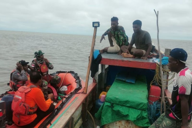 Pencarian Nelayan Hilang di Merauke Pasca Perahu Terbalik Akibat Cuaca Buruk