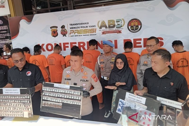 Polres Cirebon Kota Ungkap 20 Tersangka Kasus Narkoba, Selamatkan Ribuan Orang