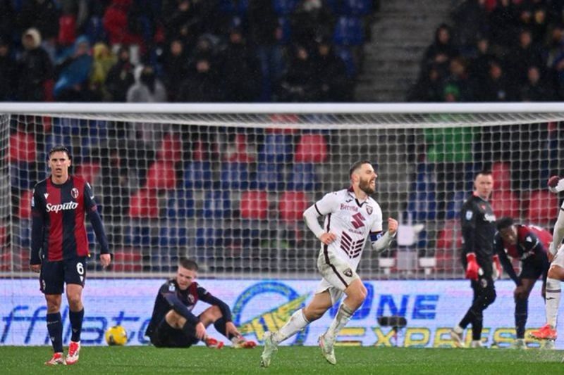 Drama Lima Gol! Bologna Taklukkan Torino 3-2