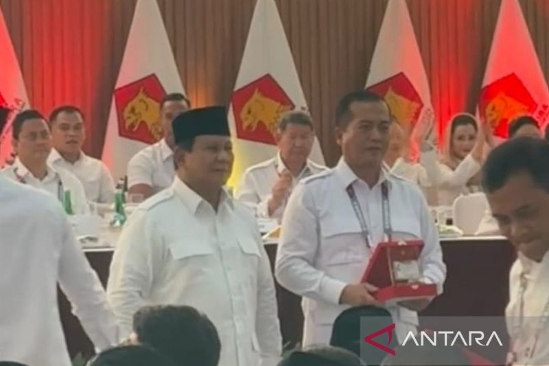 Menteri Kabinet Hadiri HUT Ke-17 Partai Gerindra di Bogor