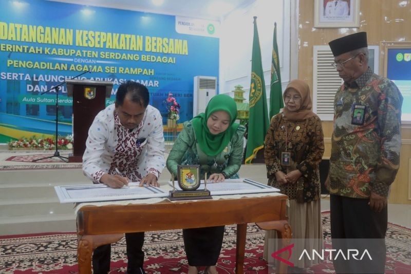 Sergai Luncurkan Aplikasi SAMAR dan Vitamin-A untuk Optimalkan Layanan Peradilan