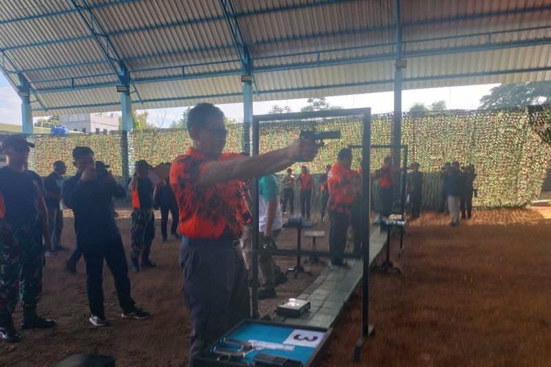 Kopasgat TNI AU Latih Atlet Tembak Andal di Lomba Dankopasgat 2025