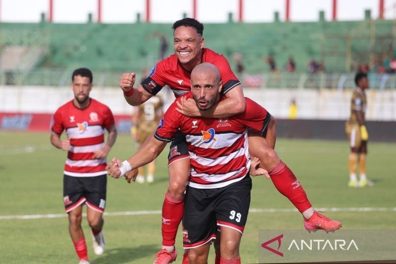 Madura United Taklukkan Dewa United, Hentikan Tren Kemenangan Beruntun