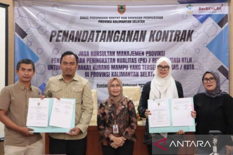 Pemprov Kalsel Gandeng Konsultan Tingkatkan Kualitas Bedah Rumah 2025