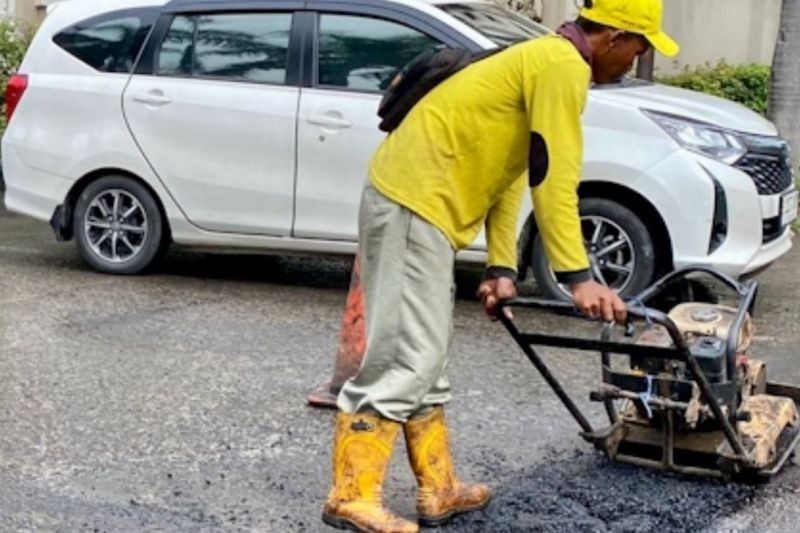 Jalan Lodan Raya Diperbaiki, 8 Titik Jalan Rusak Diperbaiki Pemkot Jakarta Utara