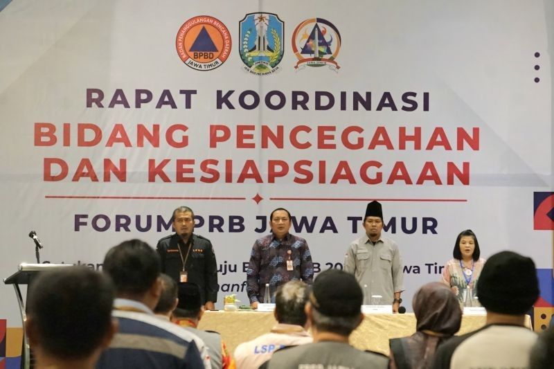 Relawan Jatim Diajak Rancang Aksi Pengurangan Risiko Bencana 2025