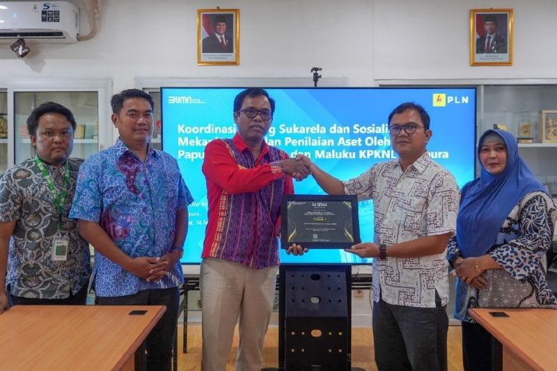 PLN Papua-Papua Barat Raih Anugerah Reksa Bandha dari KPKNL Jayapura