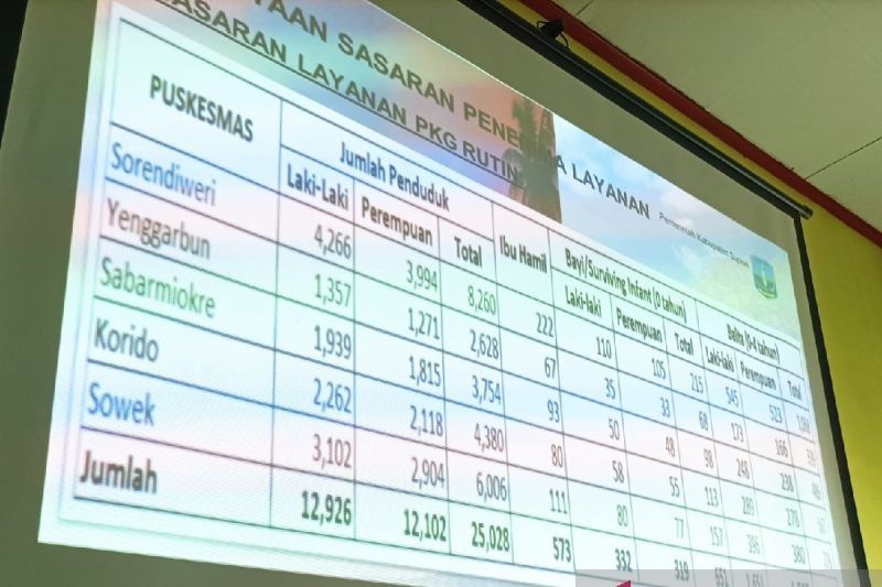 Bank Papua dan Dinkes Supiori Kolaborasi Basmi Stunting di Kampung Sowek