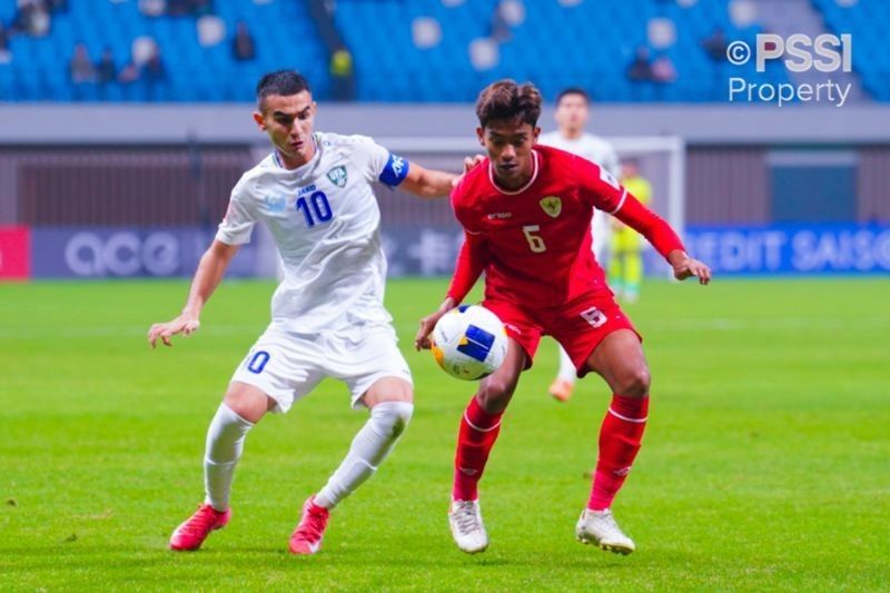 Timnas U-20 Indonesia di Posisi Ketiga Klasemen Grup C Piala Asia U-20 2025