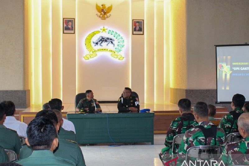 Kodim Situbondo Sosialisasikan Disiplin Hukum di Lingkungan TNI