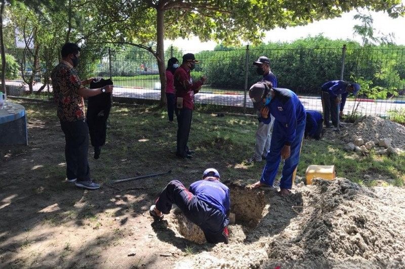 Sumur Resapan Baru Cegah Banjir di Pulau Untung Jawa