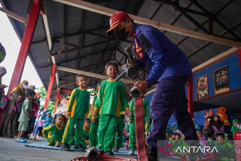 Edukasi Pencegahan Kebakaran untuk Murid TK di Kendari