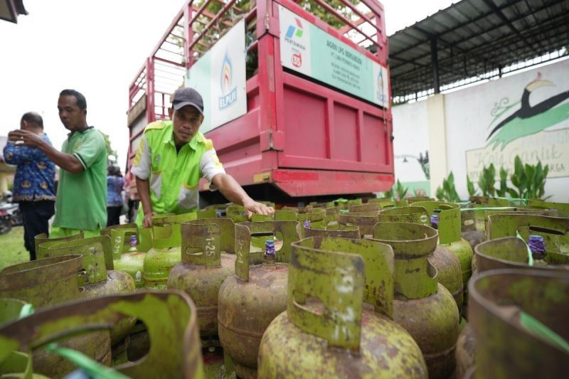 Pertamina Gelar Operasi Pasar LPG 3 Kg di Palangka Raya: Jaga Ketersediaan Gas Subsidi