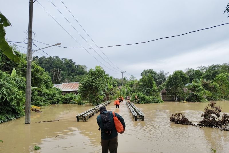 Banjir Rendam Dua Desa di Tapin, Kalimantan Selatan Akibat Hujan Deras