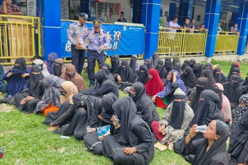 Polres Langsa Gagalkan Penyelundupan 93 Imigran Rohingya