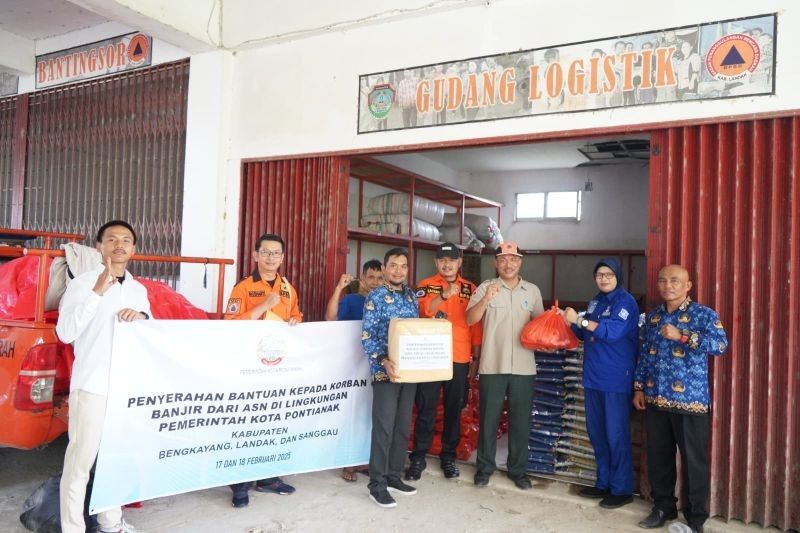 Pemkot Pontianak Salurkan 1.500 Paket Bantuan Banjir untuk Tiga Kabupaten di Kalbar