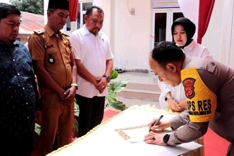 Polresta Banda Aceh Bentuk Kampung Bebas Narkoba (KBN) ke-25