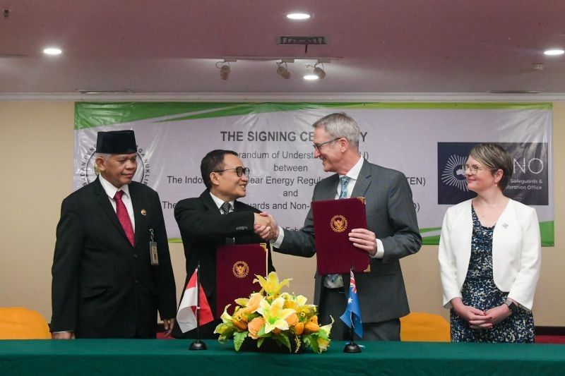 Indonesia-Australia Perkuat Kemitraan Nuklir Lewat MoU Baru