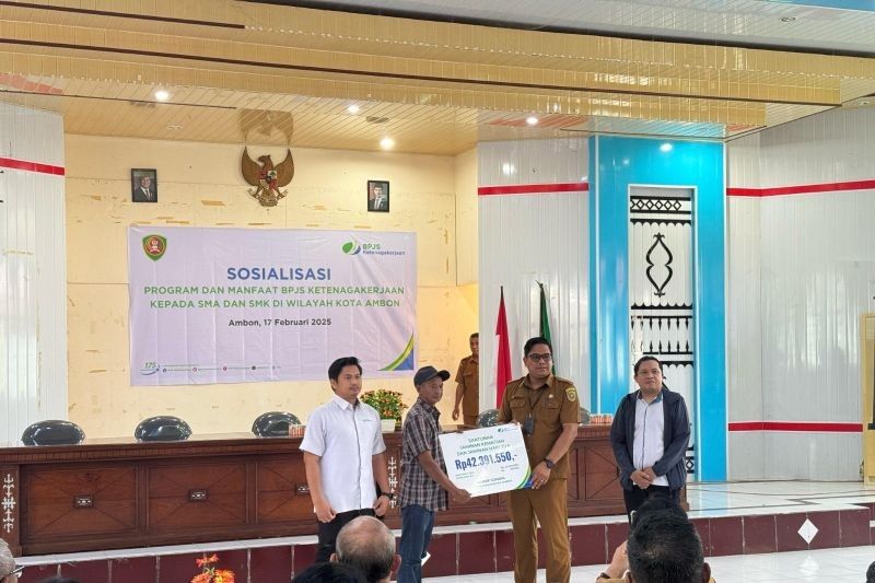 BPJamsostek Maluku Sosialisasi Jaminan Sosial kepada Siswa SMA/SMK