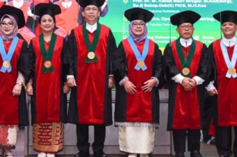 USU Kukuhkan Enam Guru Besar Baru, Dorong Pengembangan Ilmu Nasional