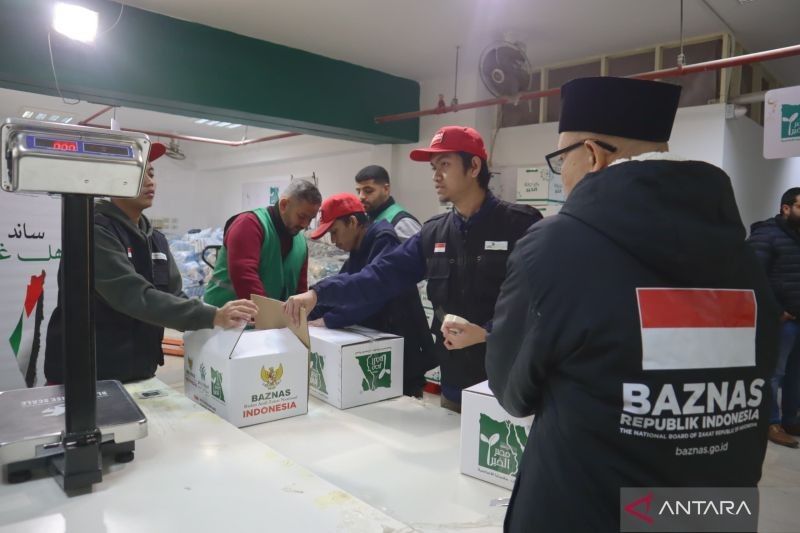 Baznas Kirim 52 Ribu Paket Bantuan Makanan untuk Palestina