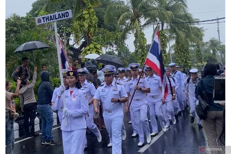 MNEK 2025: Kirab Kota Meriahkan Latihan Gabungan di Denpasar