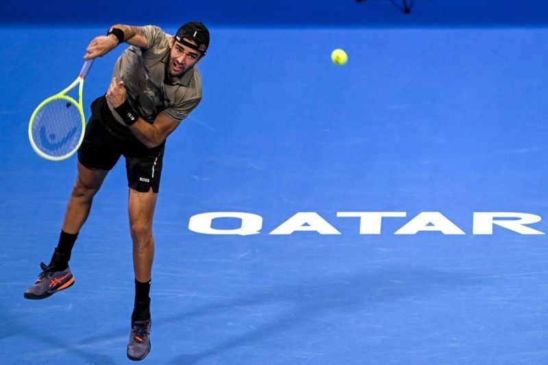 Berrettini Taklukan Djokovic di Doha, Raih Kemenangan Perdana