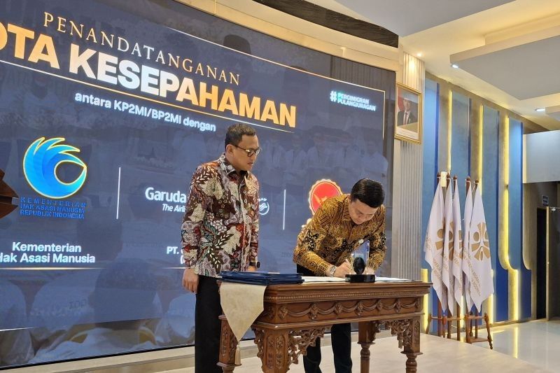 KP2MI dan Garuda Indonesia Jalin Kerja Sama, Tingkatkan Layanan Pemberangkatan PMI