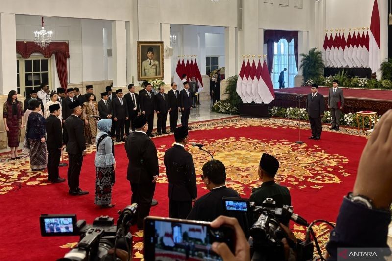 Prabowo Lantik Nugroho Sulistyo Budi sebagai Kepala BSSN