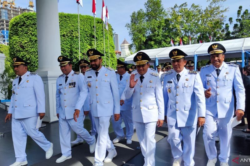 Gubernur dan Wagub Aceh Hadir di Pelantikan Kepala Daerah Serentak di Istana