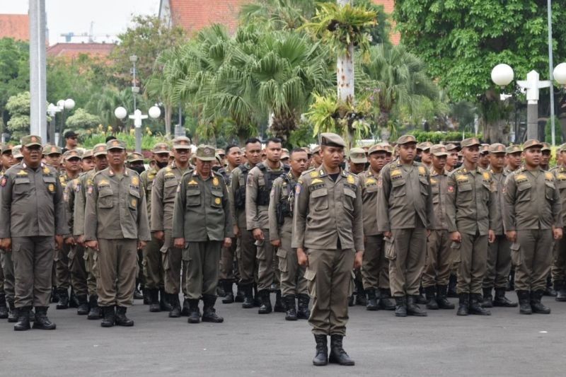 Satpol PP Surabaya Gencarkan Patroli Antisipasi Gangguan Kamtibmas Jelang Ramadhan