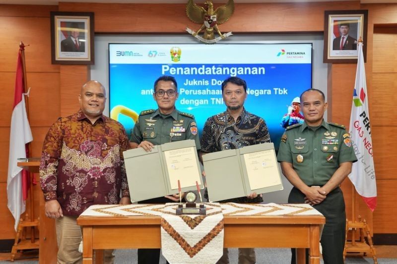 PGN Jalin Kerja Sama dengan TNI AD untuk Perkuat Keamanan Infrastruktur Gas Bumi Nasional